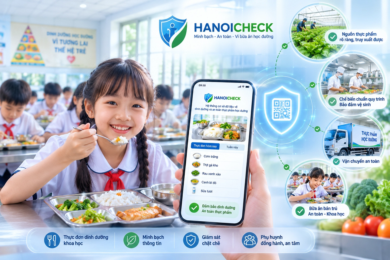 Hà Nội thay đổi quy trình lựa chọn đơn vị cung cấp suất ăn học đường