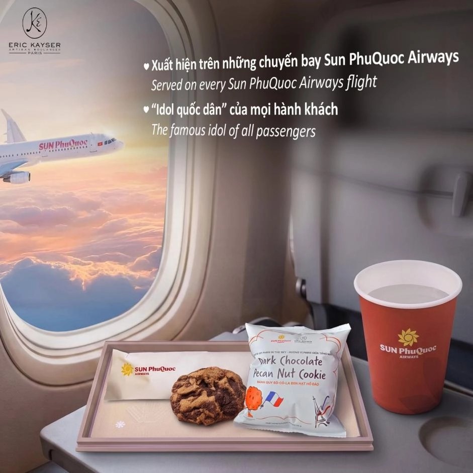 Ăn thử trên máy bay, về nhà đi tìm: Vì sao cookie Eric Kayser gây thương nhớ ở Phú Quốc?