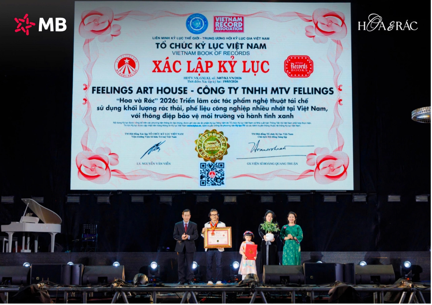 MB đồng hành cùng “Hoa và Rác” 2026, lan tỏa lối sống xanh qua nghệ thuật tái chế