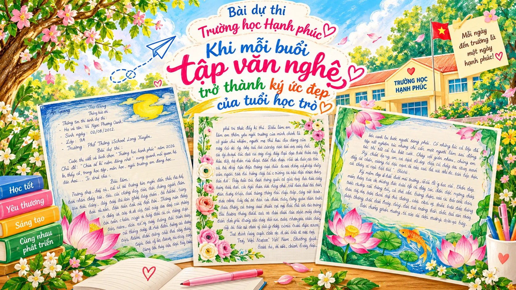 Nơi bão giông dừng lại sau cánh cổng trường