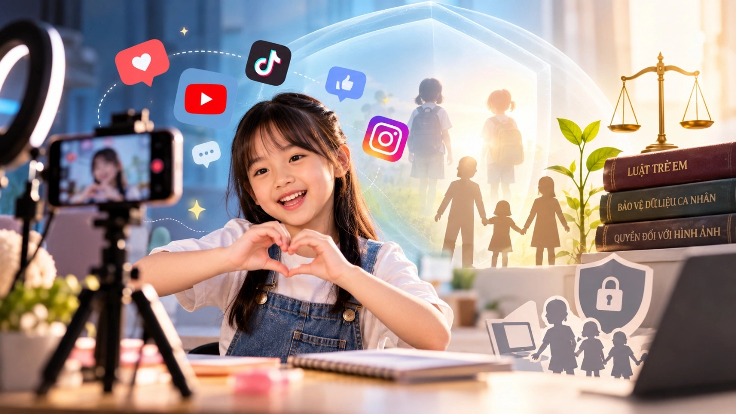 Khi trẻ em trở thành người sáng tạo nội dung số: Ai bảo vệ quyền và lợi ích của các em?
