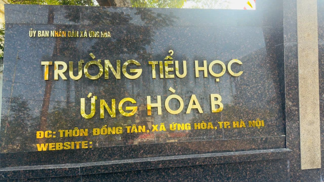 Trường Tiểu học Ứng Hoà B