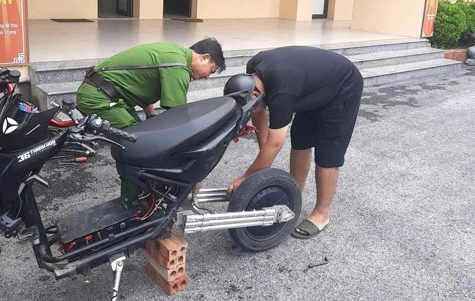 Thanh Hóa ngăn chặn tình trạng thanh thiếu niên độ chế xe