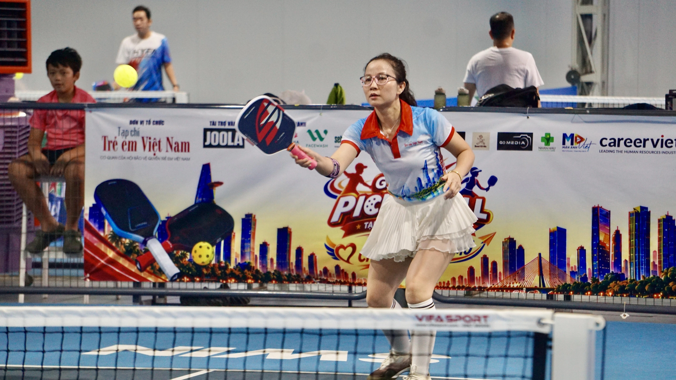 Những khoảnh khắc hấp dẫn trên sân đấu tại Giải Pickleball Tạp chí Trẻ em Việt Nam lần I - 2026
