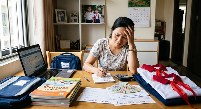 Sau sách giáo khoa, phụ huynh còn phải lo những khoản nào?