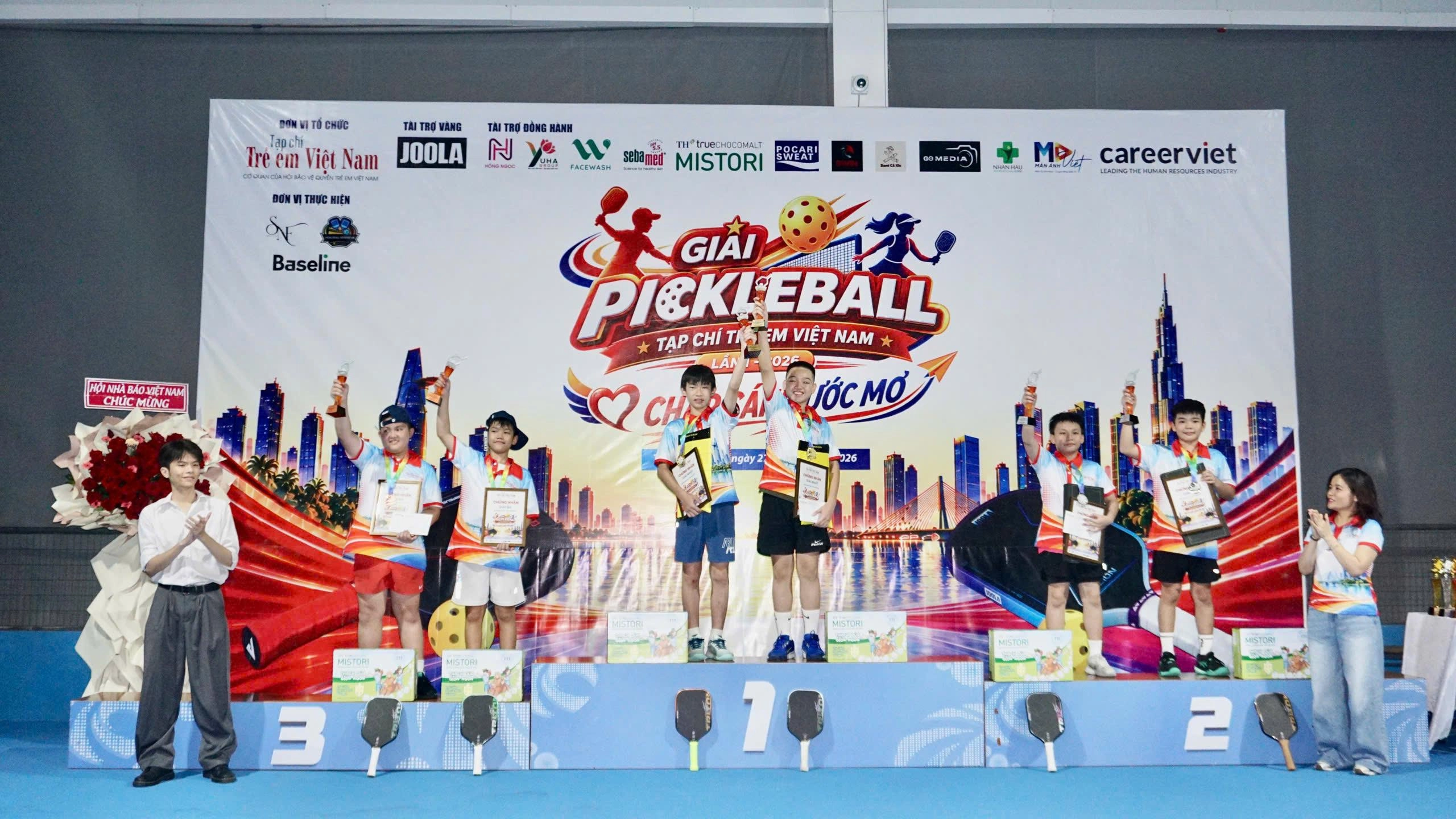 Vinh danh những nhà vô địch Giải Pickleball Tạp chí Trẻ em Việt Nam lần I - 2026