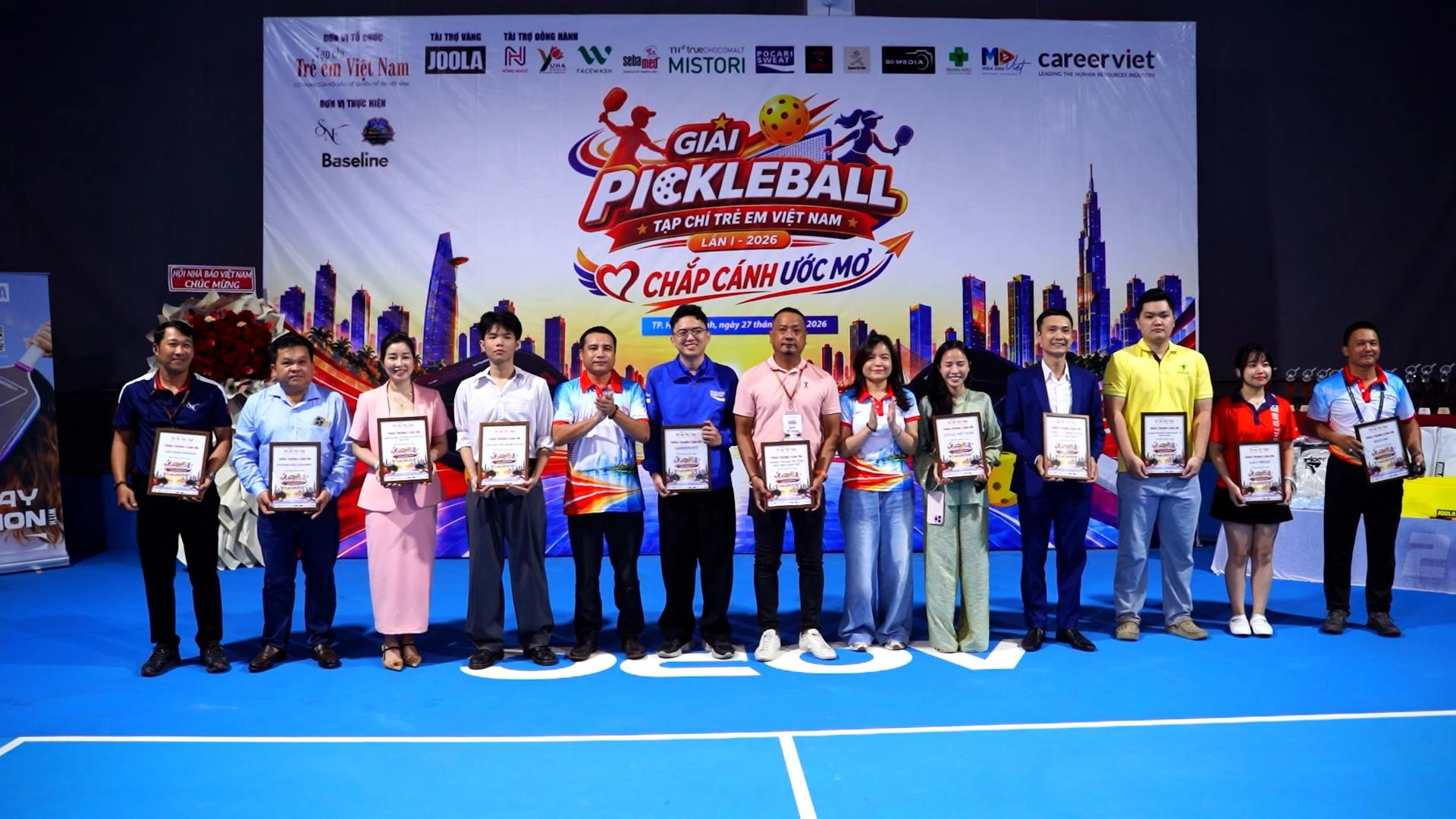 Giải Pickleball Tạp chí Trẻ em Việt Nam - Kết nối nguồn lực, chắp cánh ước mơ