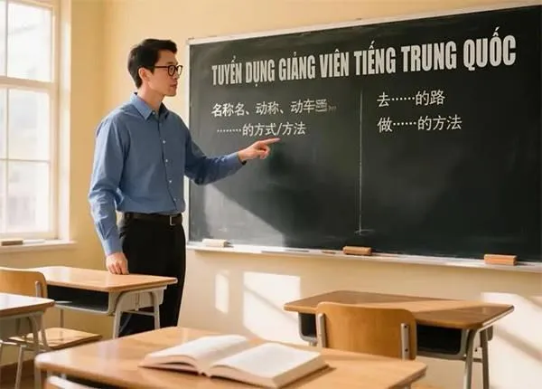 Tuyển dụng giảng viên Đại học ngành ngôn ngữ tiếng Trung Quốc