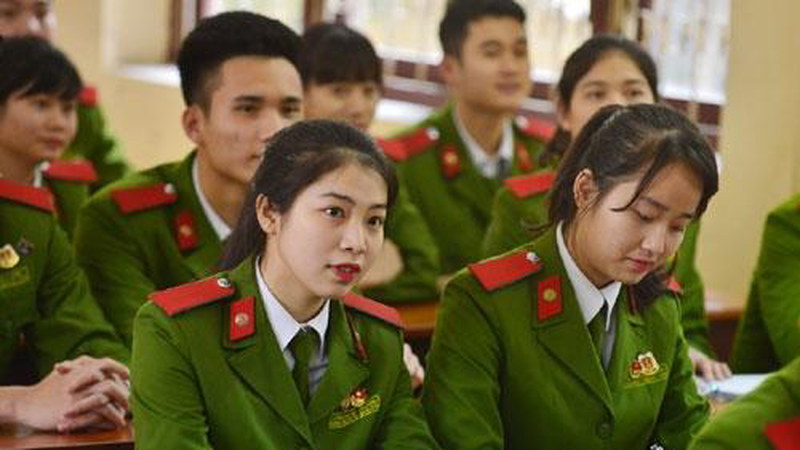 Điểm chuẩn của khối trường Công an nhân dân dao động nhẹ trong 3 năm gần đây