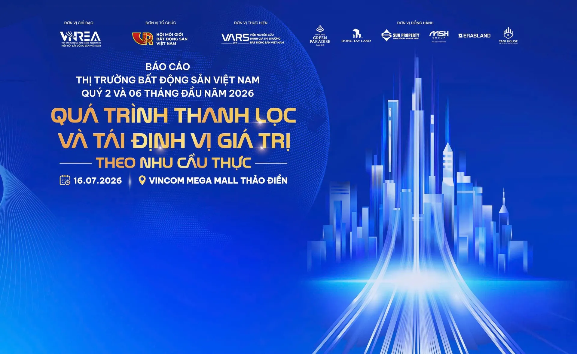 Báo cáo thị trường Bất động sản Việt Nam Quý II và 06 tháng đầu năm 2026