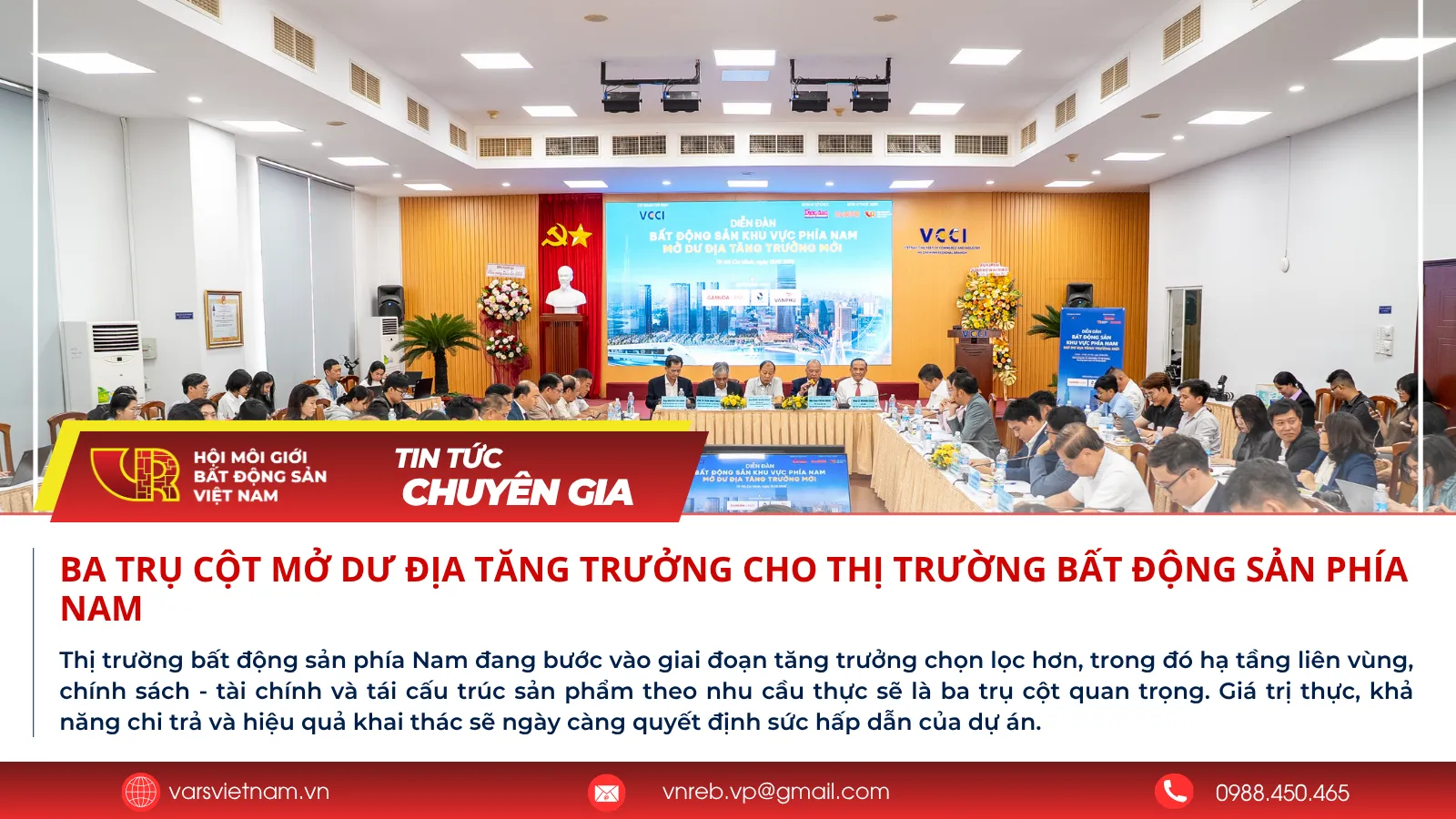 Ba trụ cột mở dư địa tăng trưởng cho thị trường bất động sản phía Nam