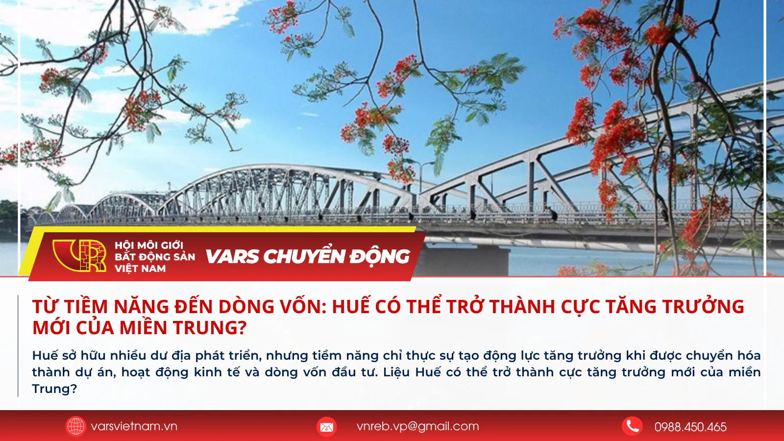 Từ tiềm năng đến dòng vốn: động lực nào cho chu kỳ tăng trưởng mới của bất động sản Huế?