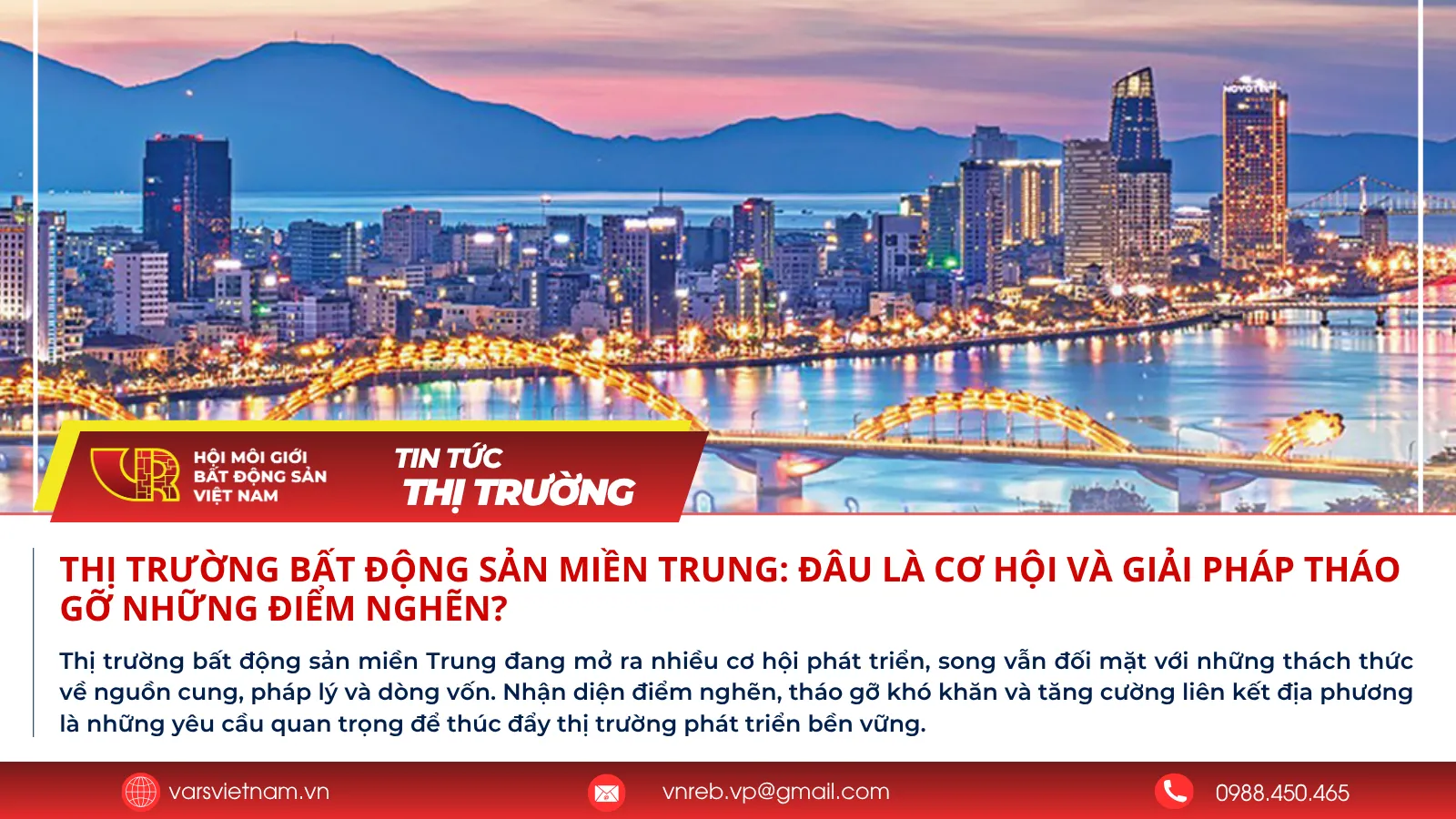 Thị trường bất động sản miền Trung: Đâu là cơ hội và giải pháp tháo gỡ những điểm nghẽn?