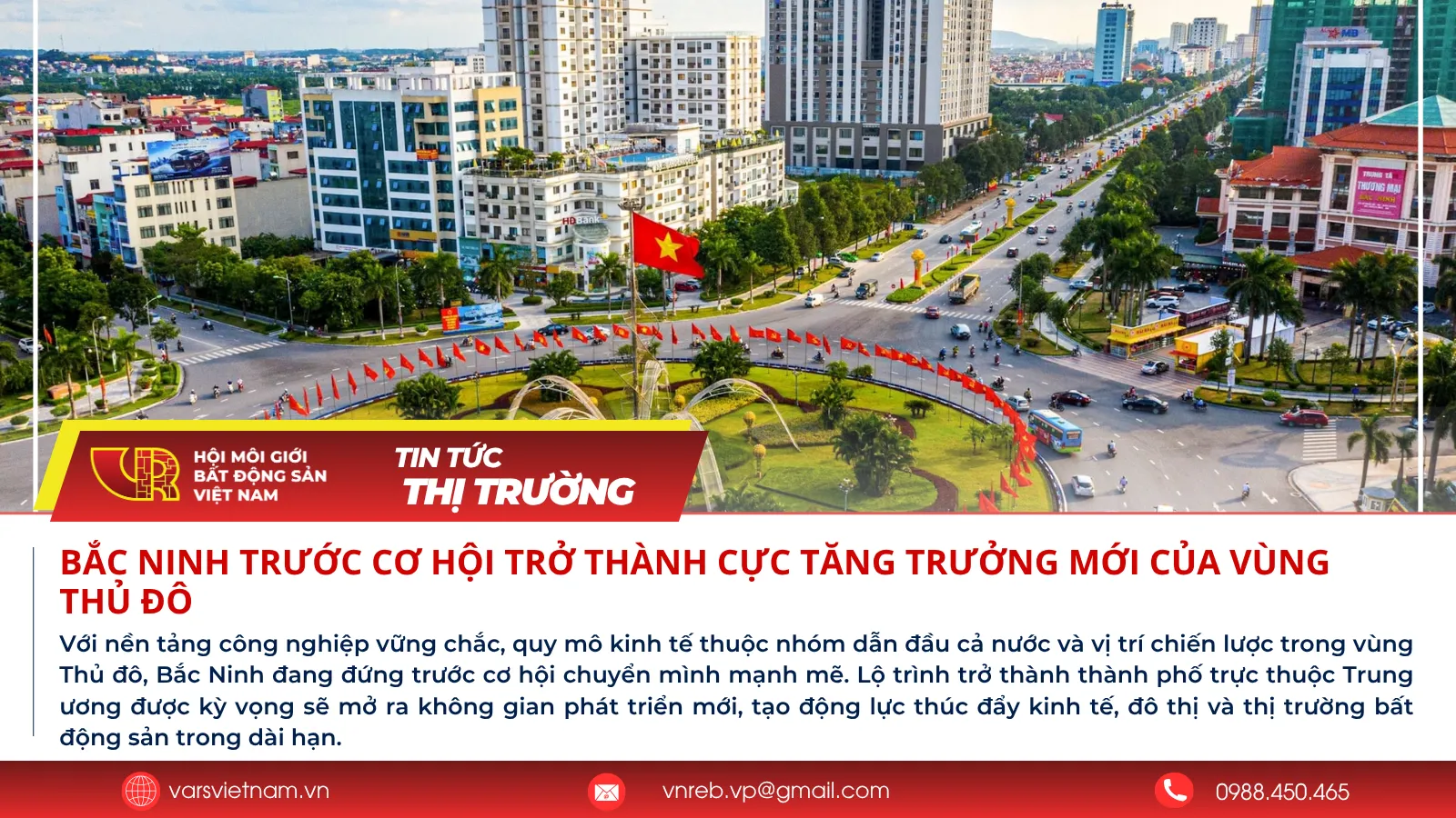 Bắc Ninh trước cơ hội trở thành cực tăng trưởng mới của vùng Thủ đô