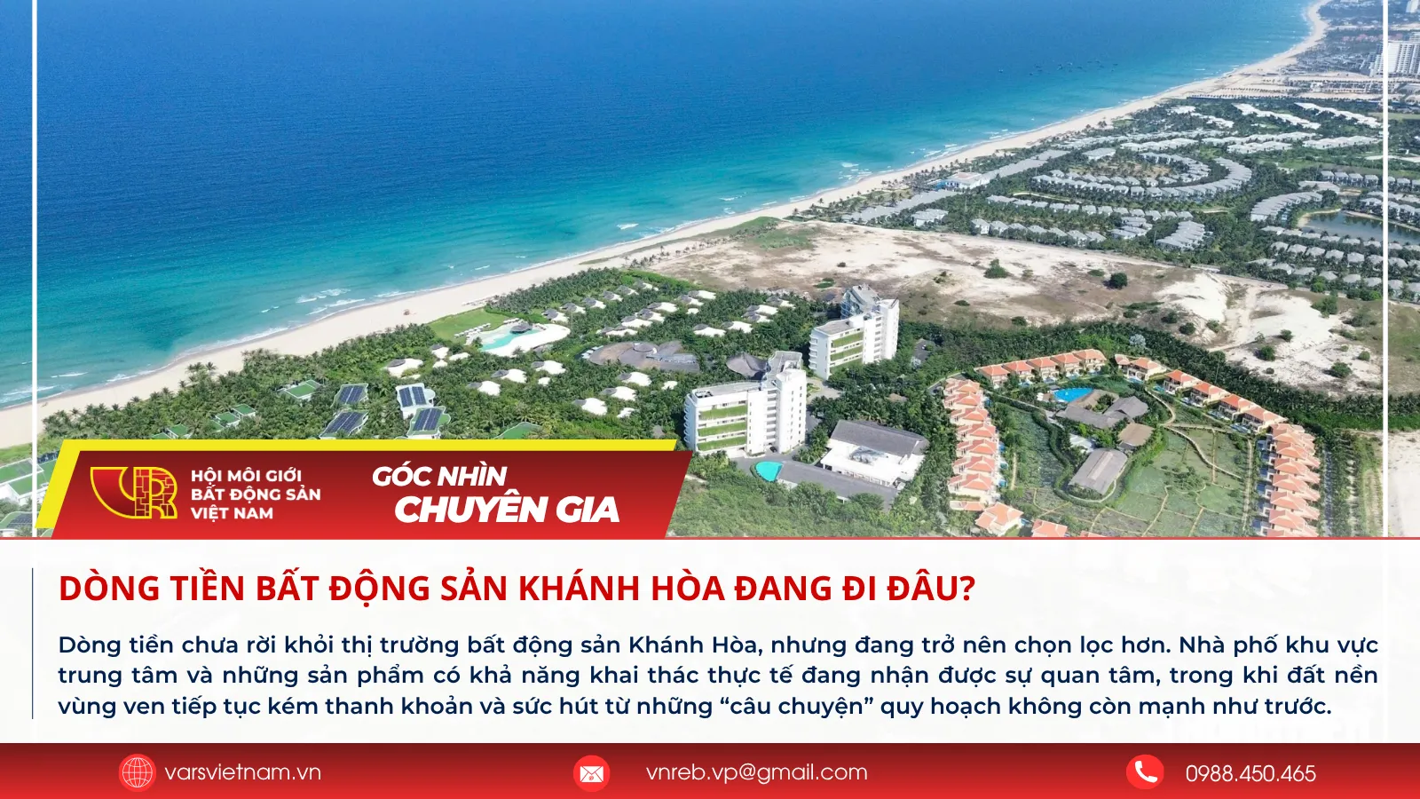 Dòng tiền bất động sản Khánh Hòa đang đi đâu?