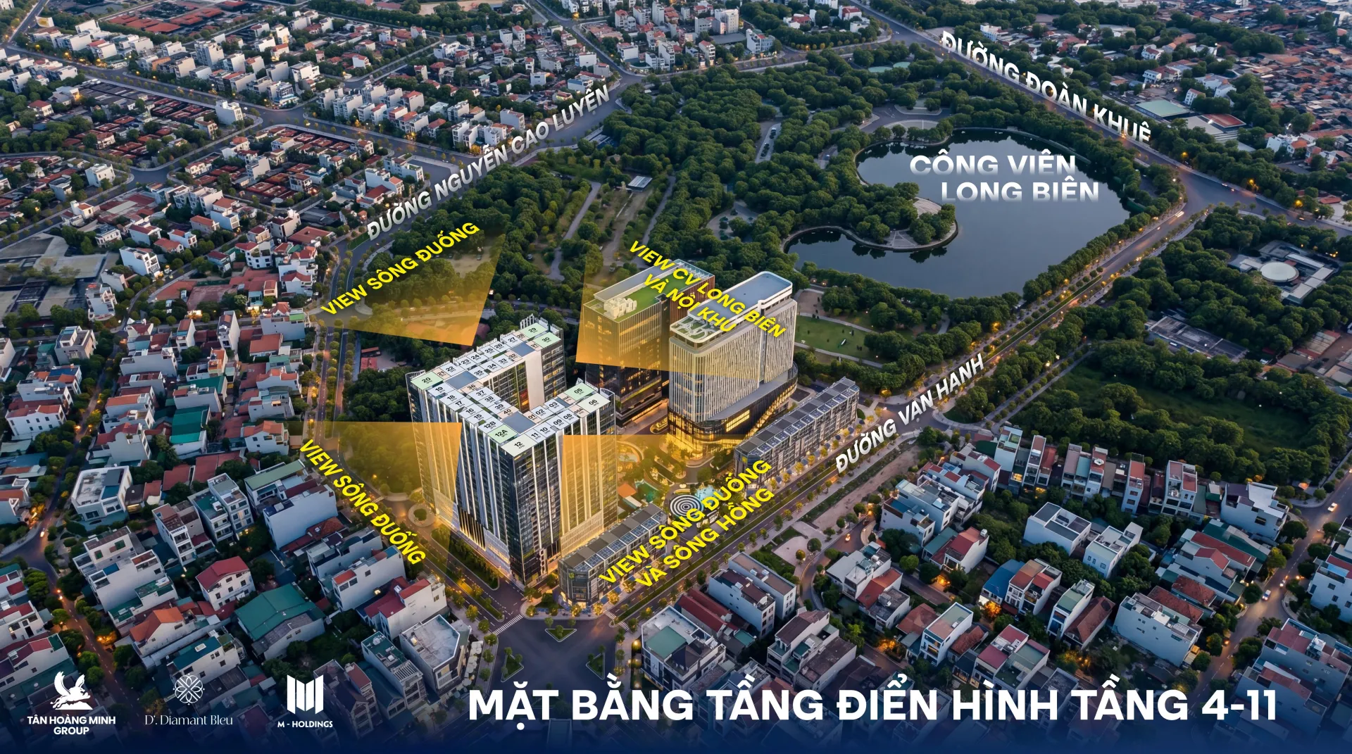 Tân Hoàng Minh Long Biên – D’. Diamant Bleu KĐT Việt Hưng