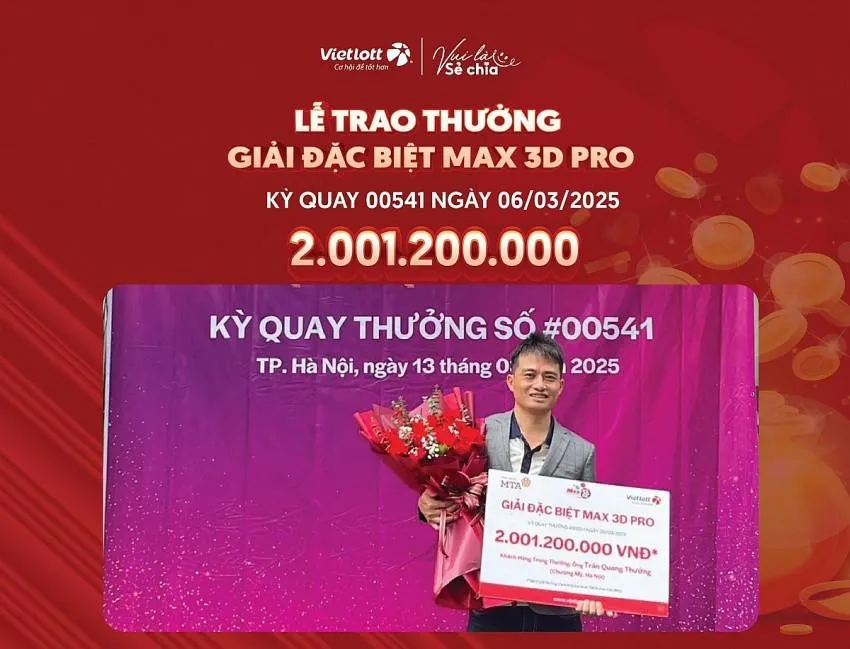 Đi chợ mua đồ, người đàn ông vô tình “rinh” luôn 2 tỷ đồng từ Vietlott!