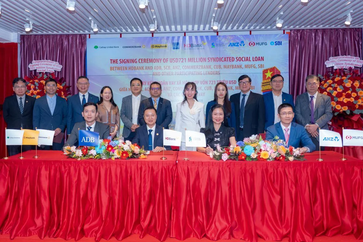 HDBank lập kỷ lục với khoản vay xã hội, bền vững hợp vốn quốc tế lớn nhất từ trước tới nay tại Việt Nam