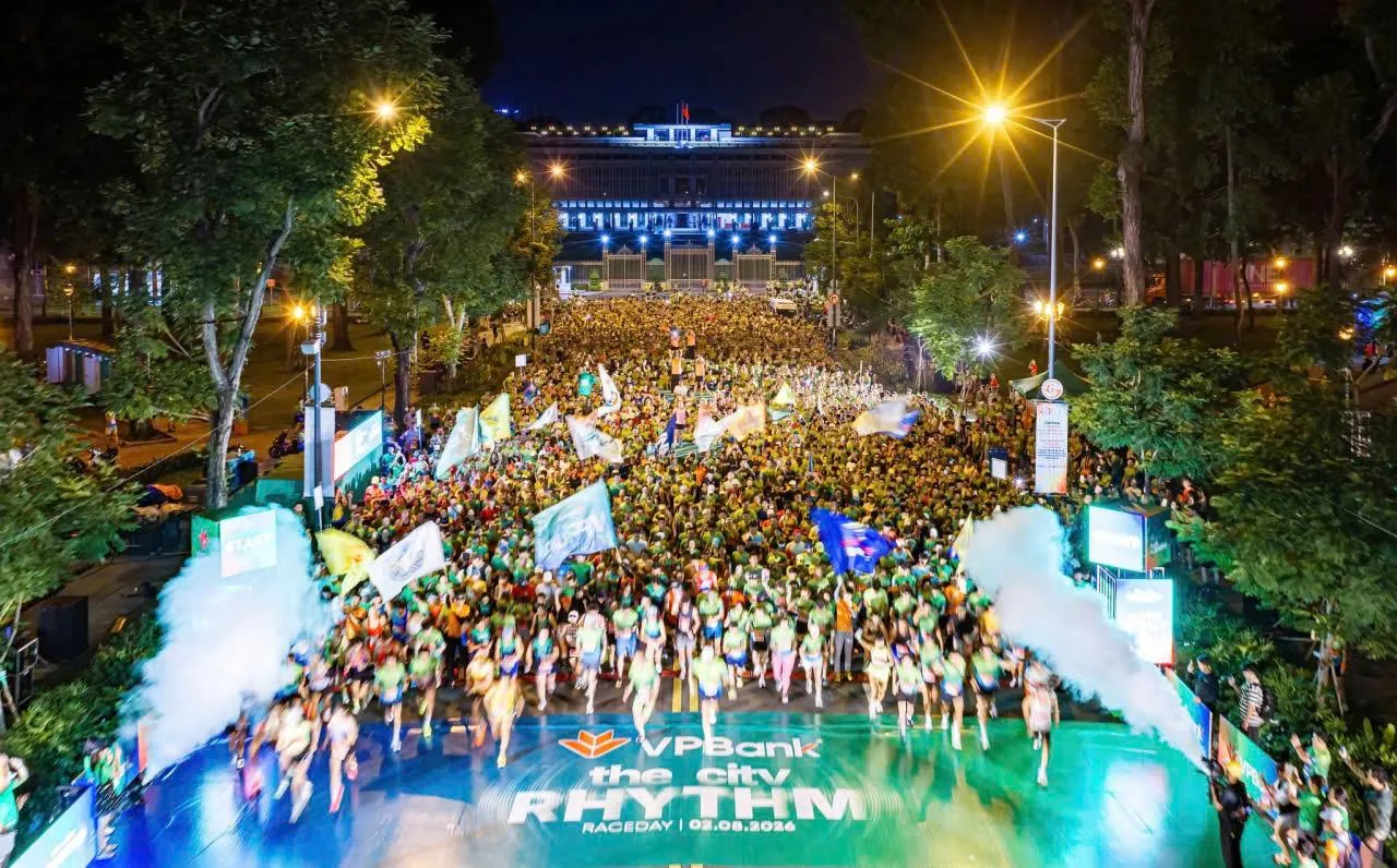 Hơn 10.500 runner bùng nổ khoảnh khắc tại VPBank Ho Chi Minh City Music Half Marathon 2026