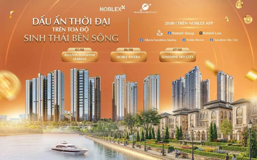 Sunshine Group liên tiếp tung 'át chủ bài' lên NobleX Live, khách giao dịch nhận ưu đãi hàng trăm triệu đồng