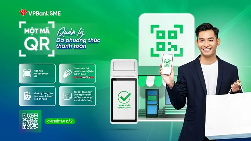 Một mã QR, đa dạng đầu vào: VPBank SME mở cơ hội đón khách quốc tế cho doanh nghiệp Việt