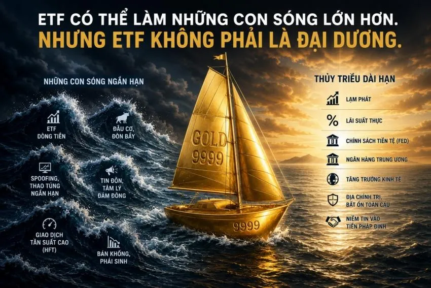 Các quỹ ETF có đang thao túng giá kim loại quý?
