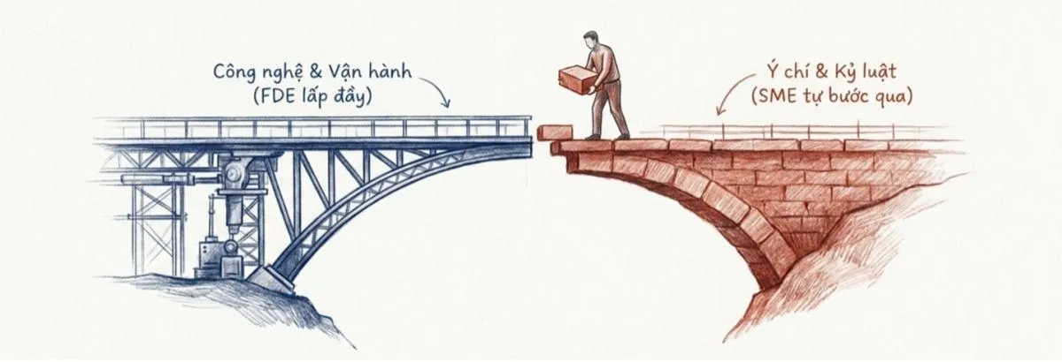 Để SME không “đứt hơi” trong chuyển đổi số, cần năng lực triển khai tiền tuyến