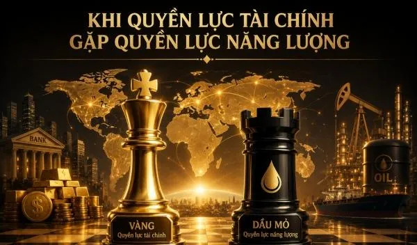 Khi vàng gặp dầu mỏ