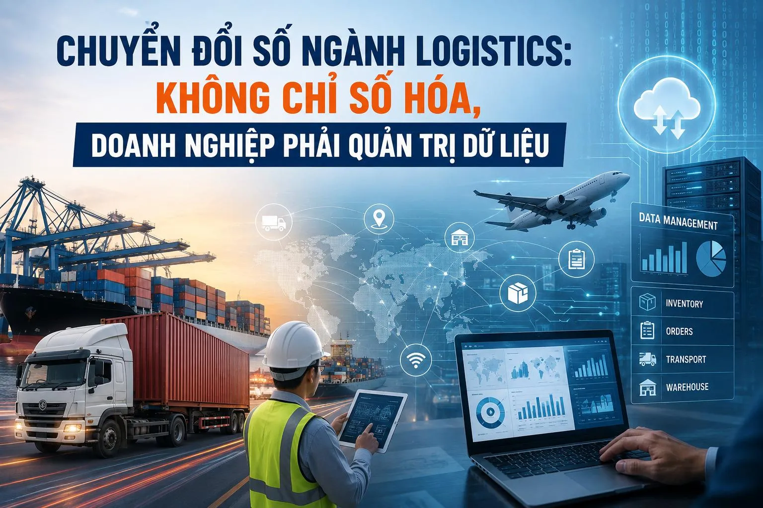 Chuyển đổi số ngành logistics: Không chỉ số hóa, doanh nghiệp phải quản trị dữ liệu