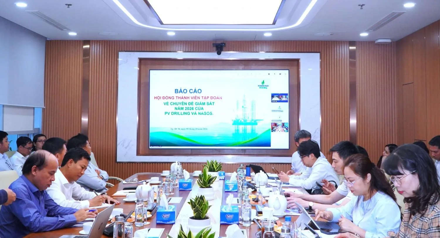 PV Drilling làm việc với Đoàn giám sát thường niên của Hội đồng thành viên PETROVIETNAM