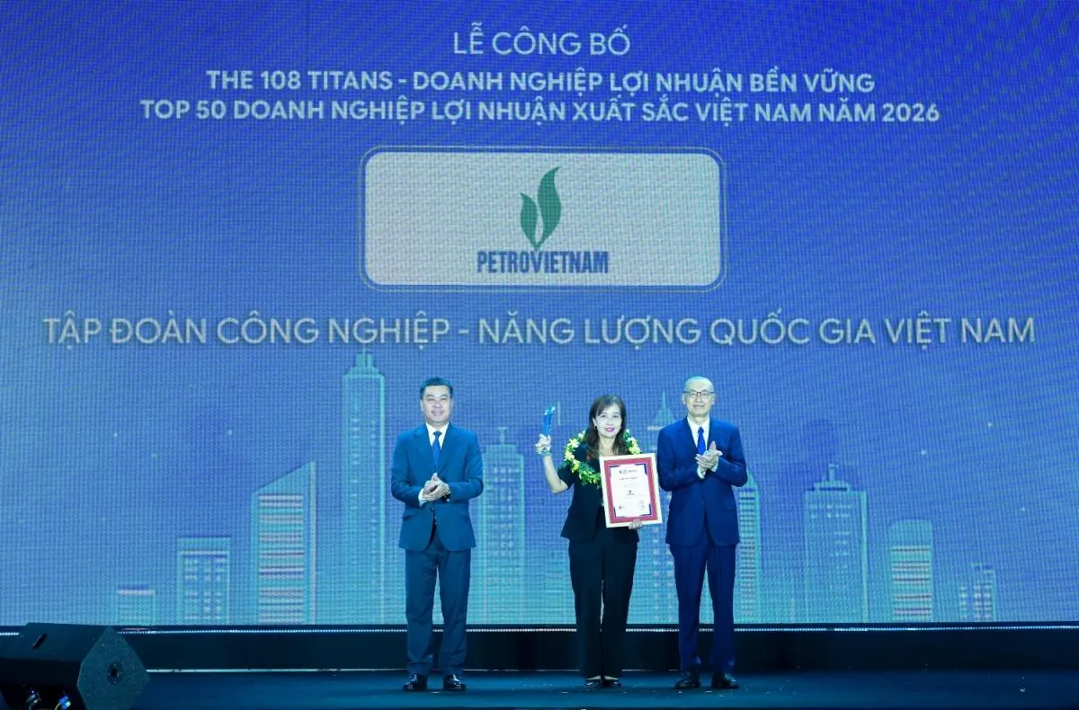 Petrovietnam lần thứ 7 đứng đầu bảng xếp hạng doanh nghiệp lợi nhuận tốt nhất Việt Nam