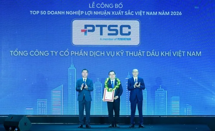 Petrovietnam lần thứ 7 đứng đầu bảng xếp hạng doanh nghiệp lợi nhuận tốt nhất Việt Nam