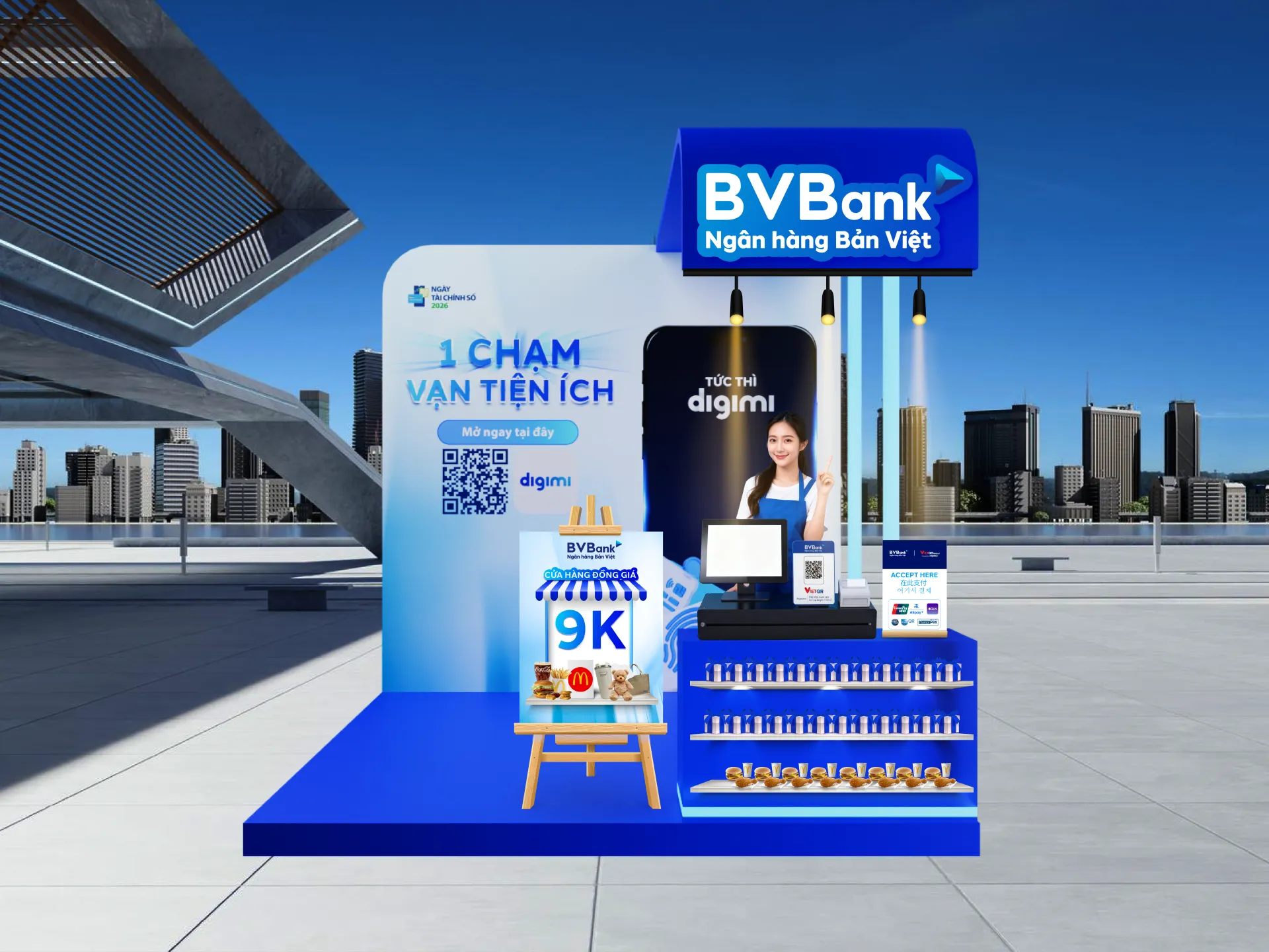 BVBank đưa trải nghiệm số đến gần khách hàng tại ngày Tài chính số 2026