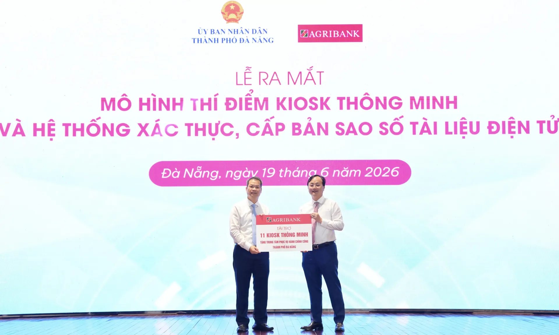 Agribank đồng hành thành phố Đà Nẵng triển khai mô hình Kiosk thông minh, thúc đẩy chuyển đổi số hành chính công