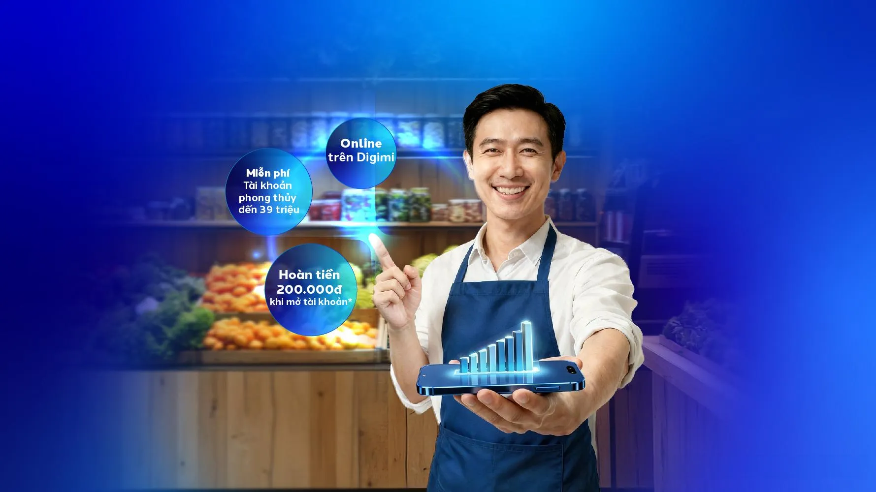 BVBank thúc đẩy giải pháp số hóa dành cho hộ kinh doanh với ưu đãi hoàn đến 200.000 đồng khi mở tài khoản