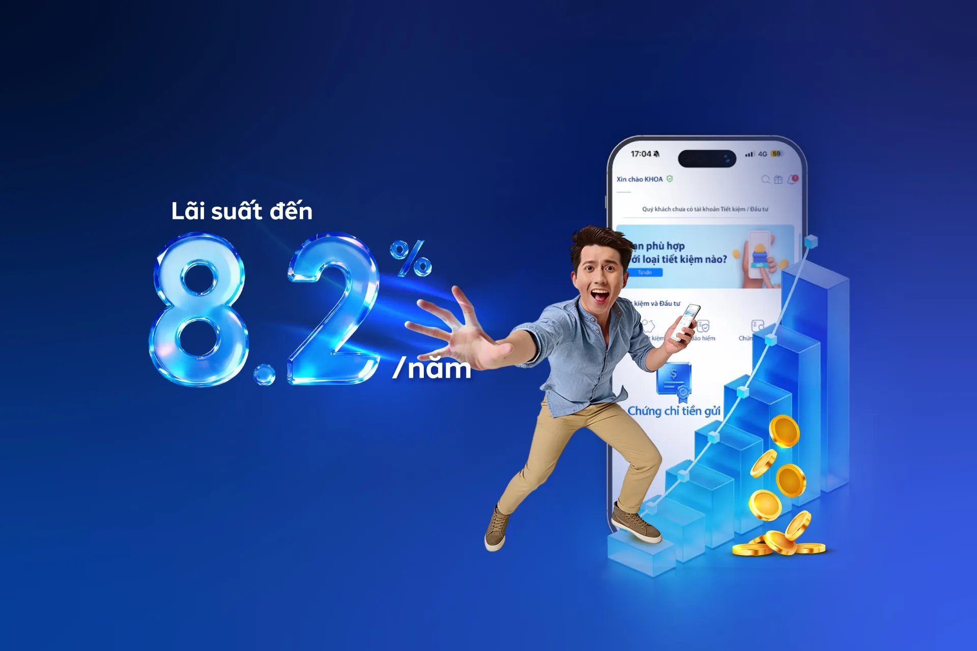 BVBank phát hành chứng chỉ tiền gửi online lãi suất đến 8,2%/năm, gia tăng lựa chọn đầu tư an toàn trên nền tảng số