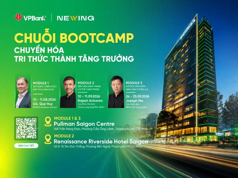 Cơ hội học cùng các chuyên gia quản trị hàng đầu thế giới dành cho khách hàng của VPBank SME