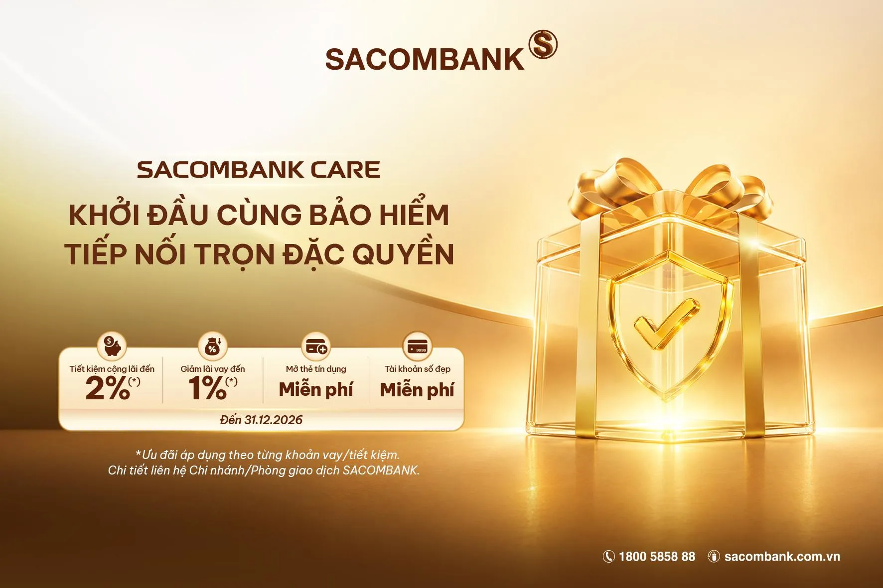 SACOMBANK CARE – Hoạch định tài chính toàn diện, vững vàng cho những chặng đường dài