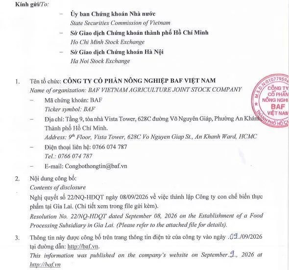 BAF Viet Nam vnf