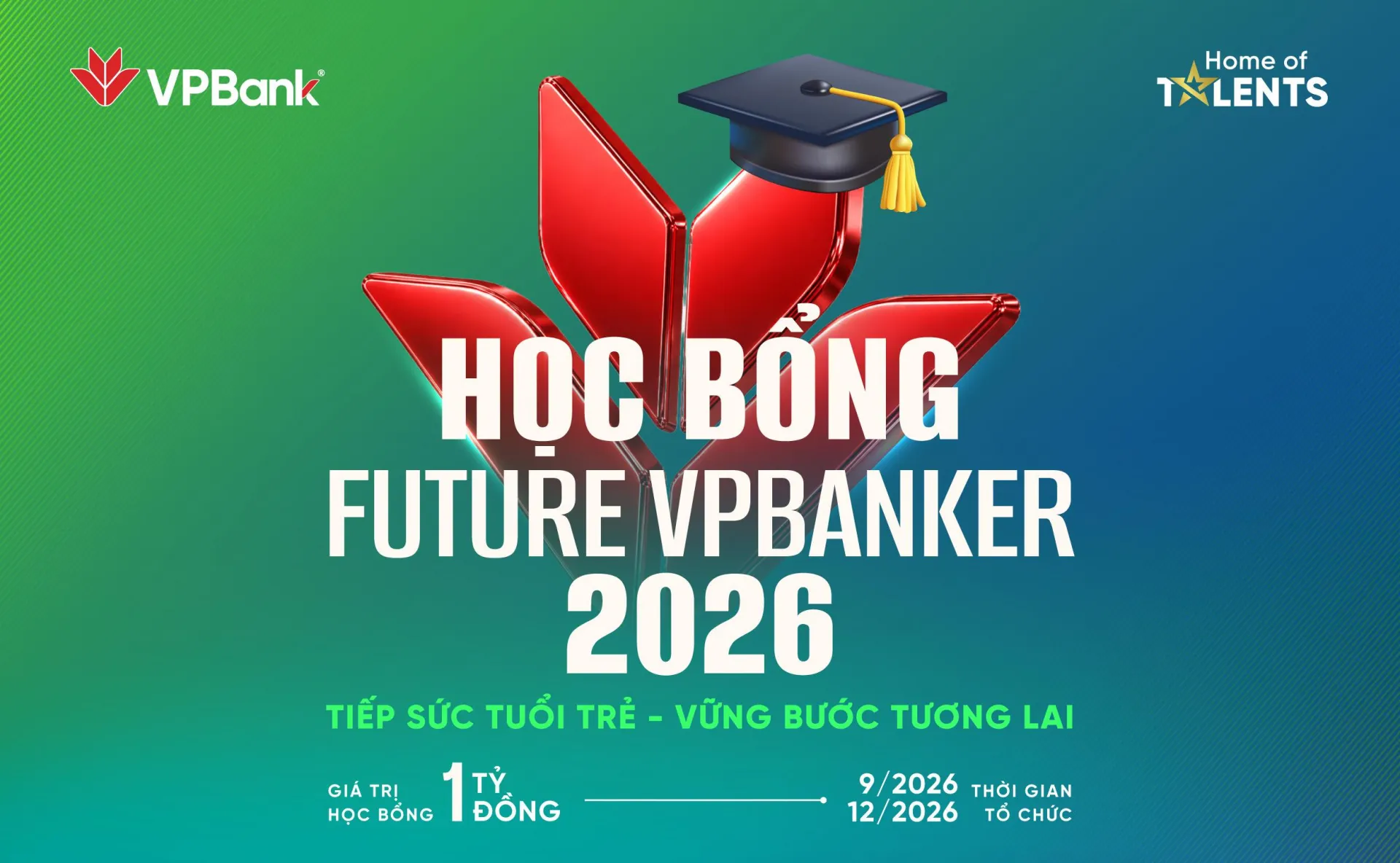 VPBank khởi động Học bổng Future VPBanker 2026, tiếp nối hành trình vun đắp tài năng trẻ