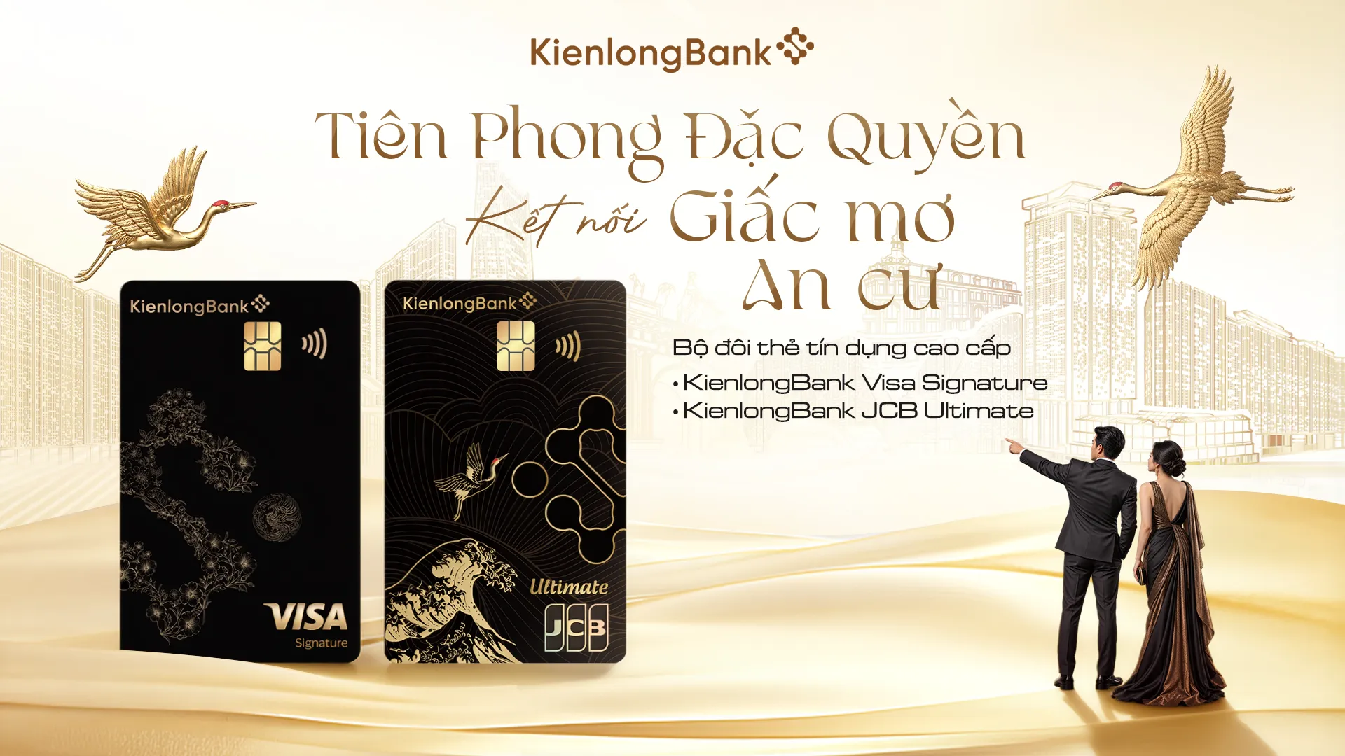 KienlongBank ra mắt bộ đôi thẻ tín dụng cao cấp: Tiên phong đặc quyền - chạm đến nhu cầu thiết thực
