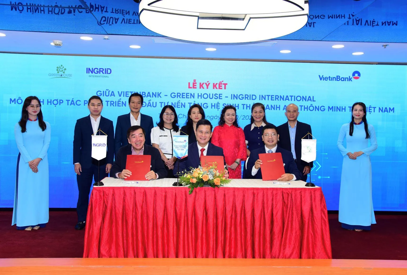 VietinBank bắt tay GreenHouse và Ingrid International: Thúc đẩy hệ sinh thái xanh AI và chuyển đổi số toàn diện