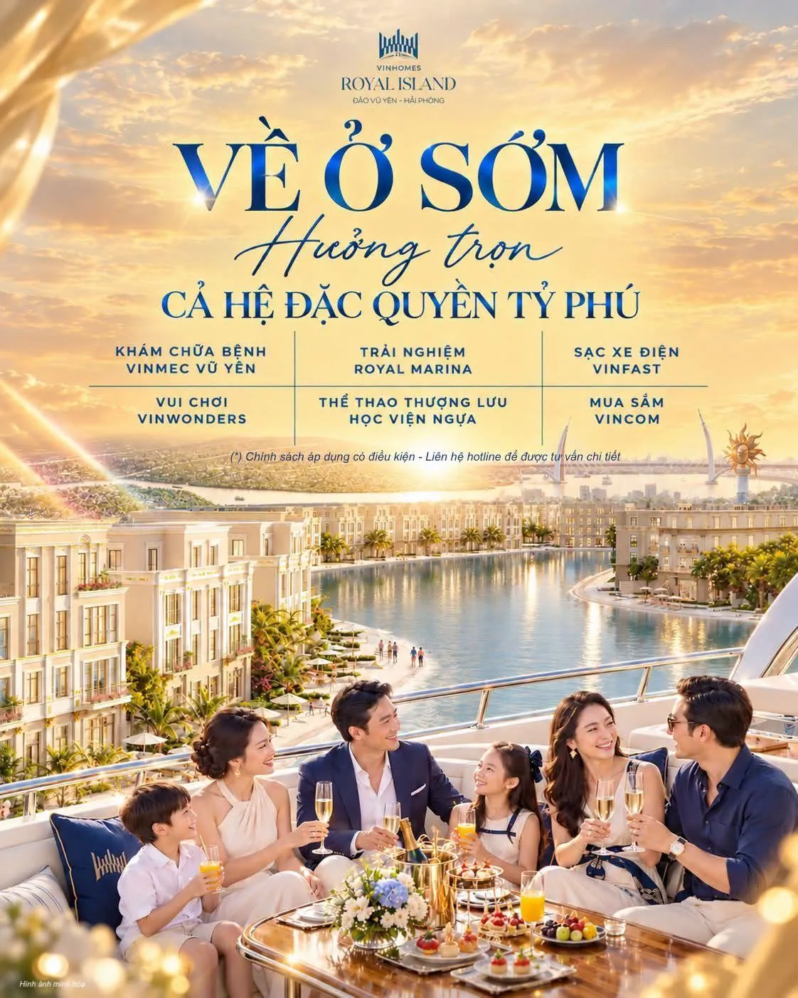 Nhịp sống sầm uất, ưu đãi về ở sớm “dồn dập” tăng sức hút an cư cho Vinhomes Royal Island