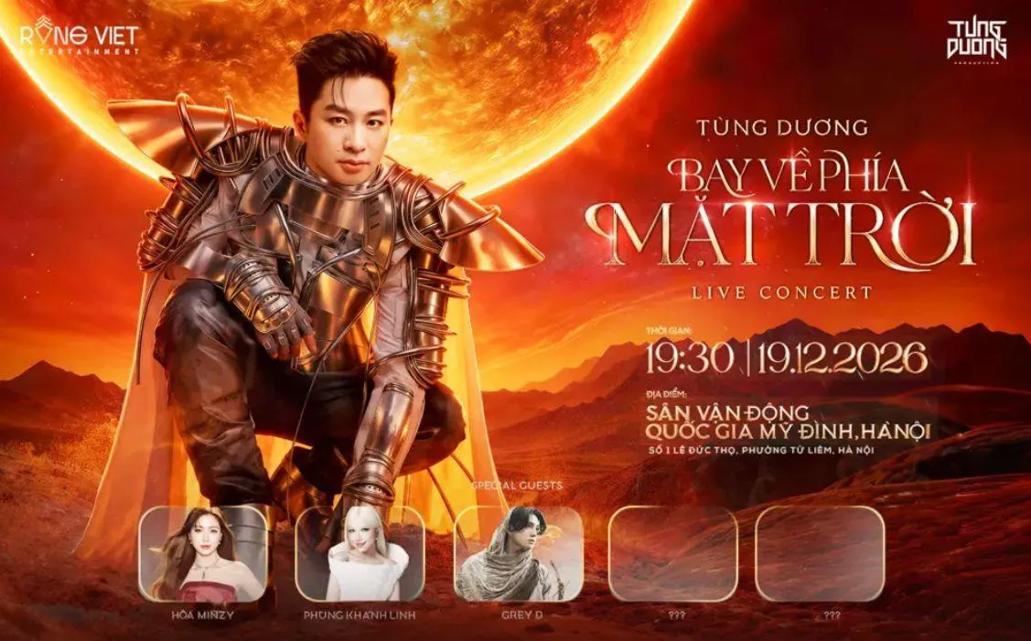 Sun Group và NCB đồng hành cùng Divo Tùng Dương trong live concert lớn nhất sự nghiệp tại Mỹ Đình