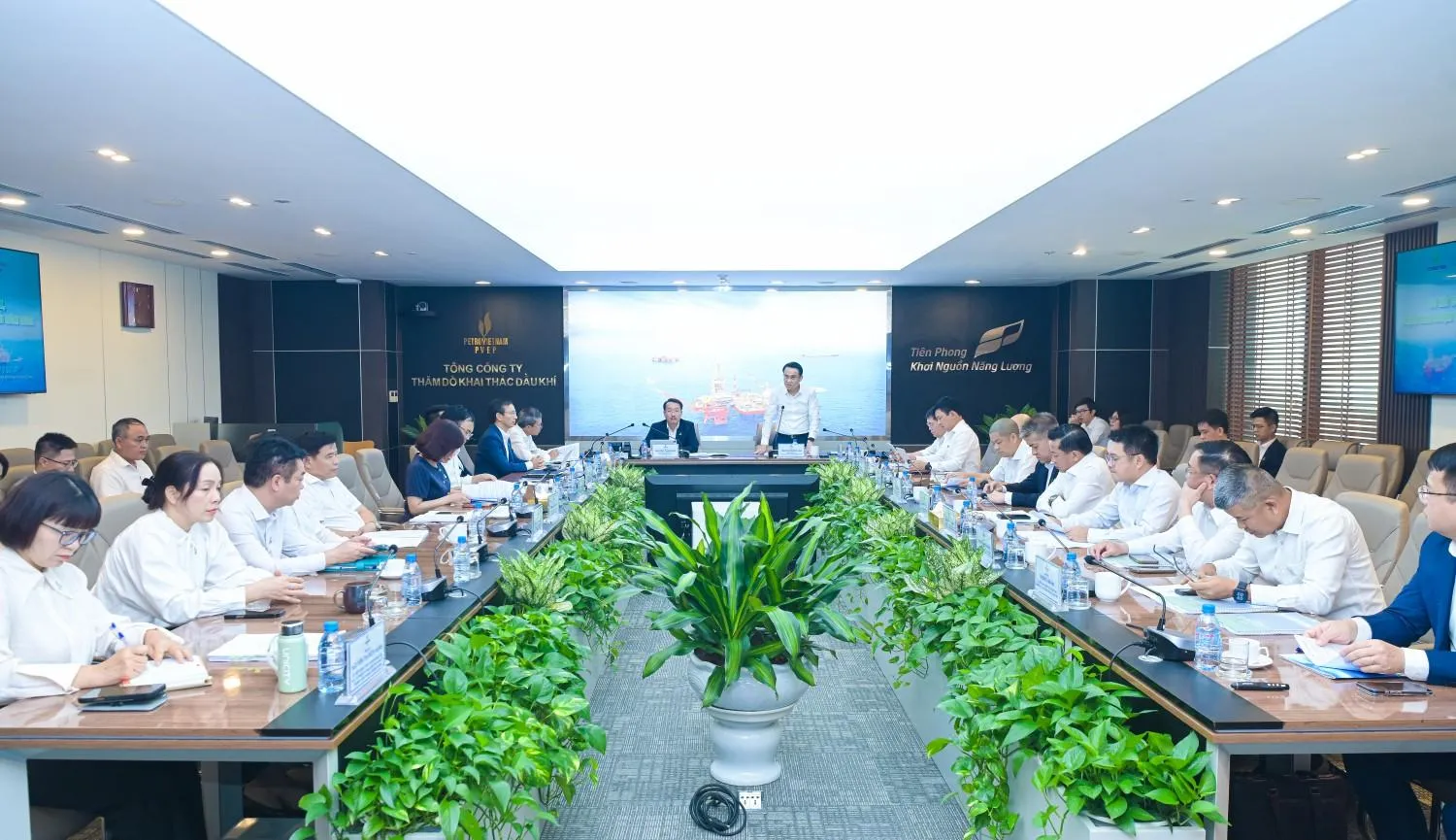 PVEP sơ kết hoạt động sản xuất kinh doanh 9 tháng năm 2026. Nguồn: PVEP