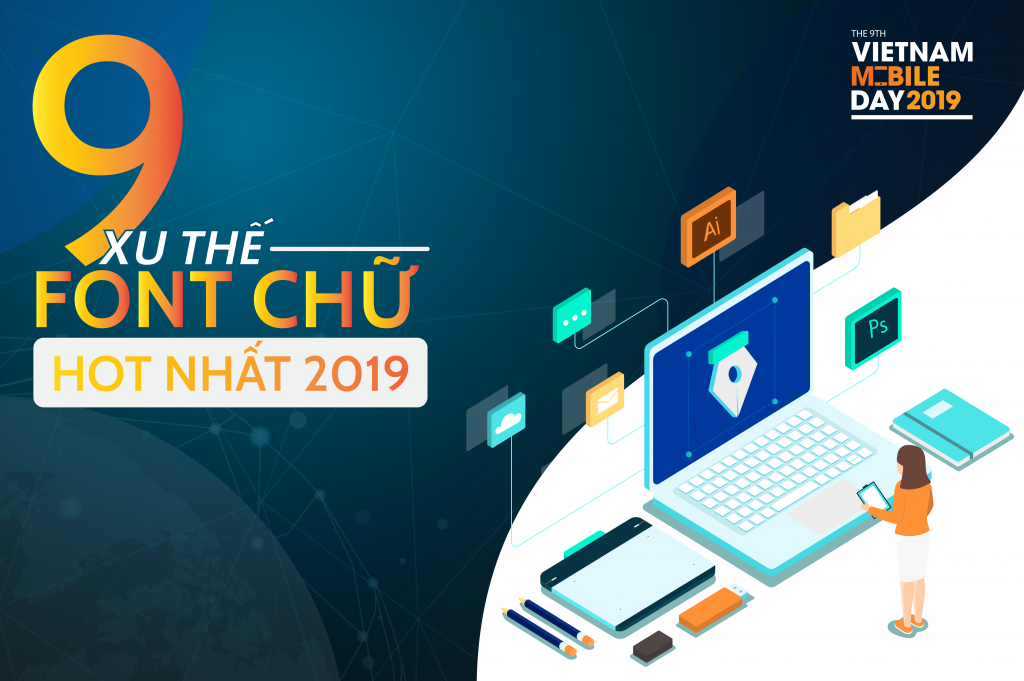 9 xu hướng font chữ on-trend năm 2019  